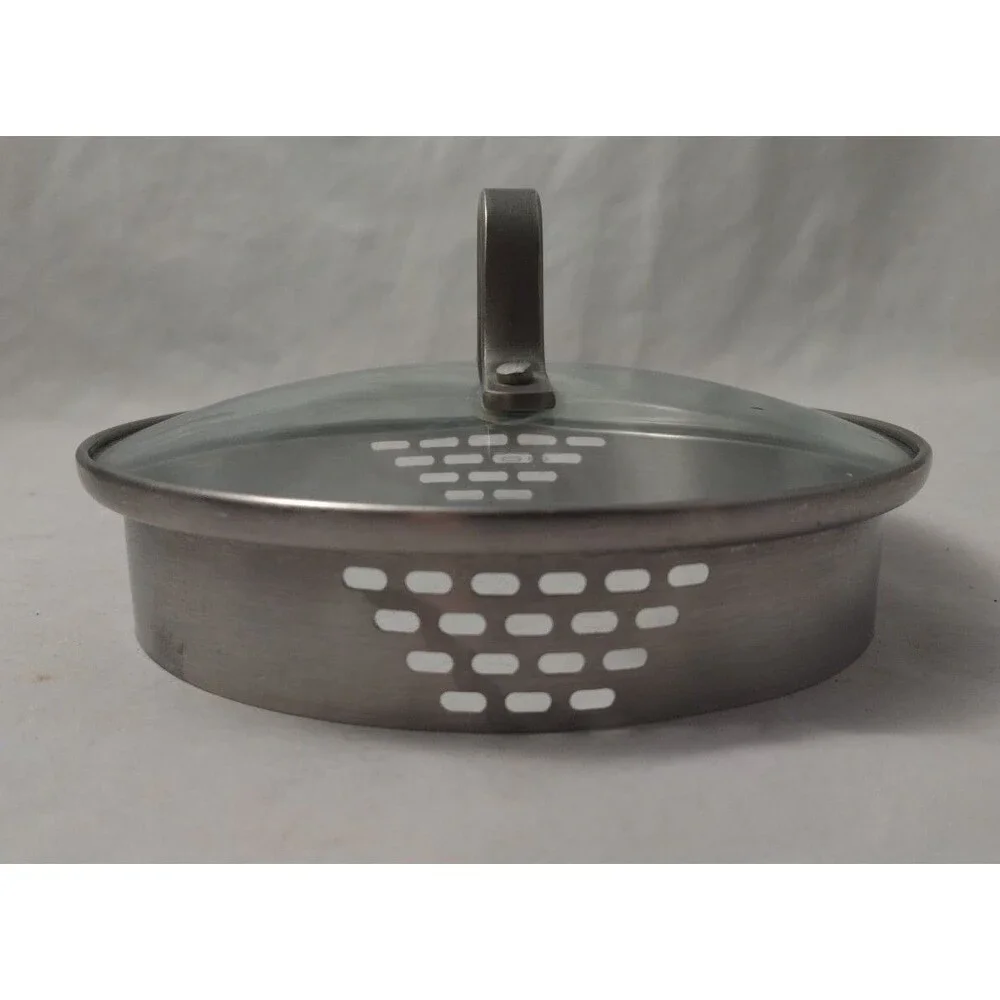 Calphalon Glass/Stainless Steel 7 Inch Strainer Steamer LID ONLY